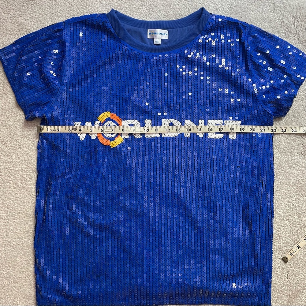 WORLDNET Sequin T-Shirt - Picture 15 of 16